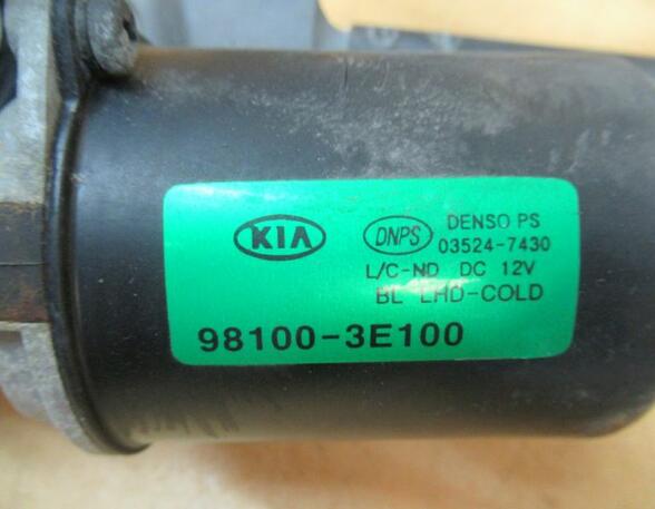 Wischermotor mit Gestänge vorne Nr3 KIA SORENTO I (JC) 2.5 CRDI 125 KW