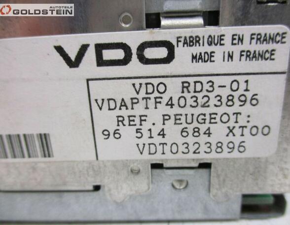 CD-Radio VDO RD3-1 PEUGEOT 307 BREAK (3E) 2.0 HDI 135 100 KW
