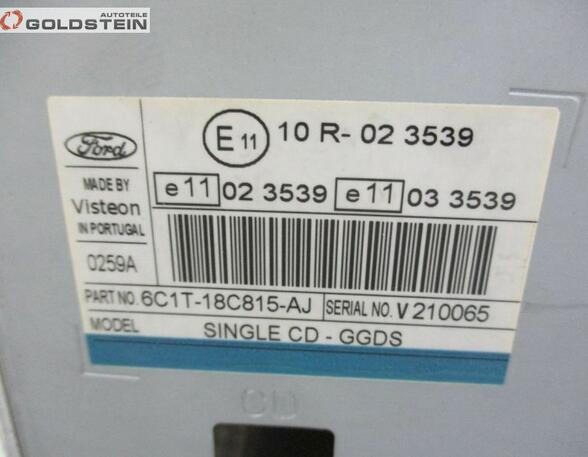 Radio Ford CD 6000 FORD TRANSIT PRITSCHE 350M MK7 2.4 TDCI 103 KW