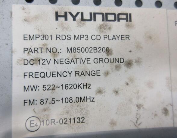 Radio Multimedai RDS CD MP3 Radio USB HYUNDAI SANTA FE II (CM) 2.2 CRDI GLS 4X4 110 KW