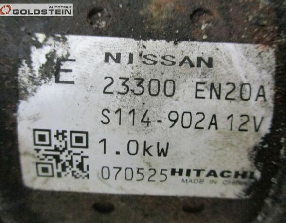 Anlasser Starter NISSAN QASHQAI (J10  JJ10) 2.0 104 KW
