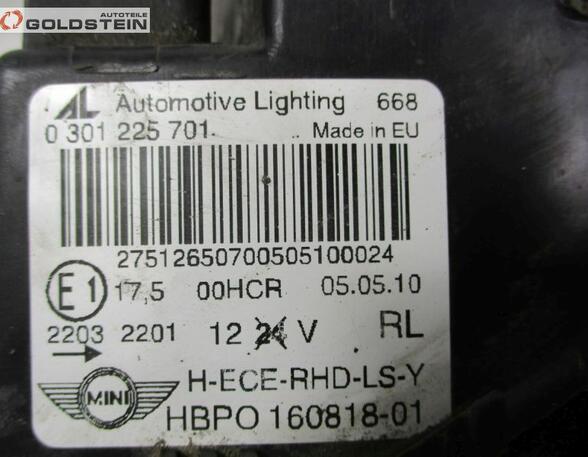 Scheinwerfer links RHD Rechtslenker Passt nicht bei EU Autos MINI MINI (R56) ONE 72 KW