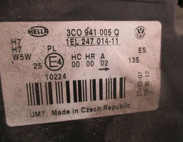Scheinwerfer links Halogen VW PASSAT VARIANT (3C5) B6 2.0 TDI 103 KW
