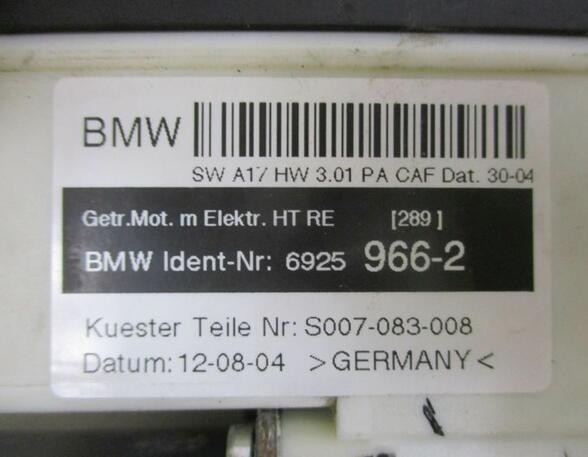 Motor Fensterheber Fensterhebermotor rechts hinten  BMW X3 (E83) 3.0I XDRIVE 170 KW