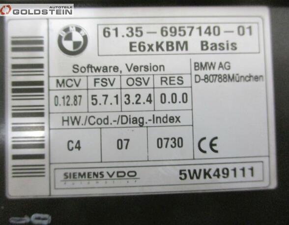 Steuergerät Karosserie BMW 5 (E60) 525D 130 KW