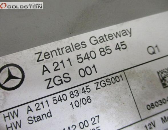 Steuergerät Gateway MERCEDES-BENZ E-KLASSE (W211) E 320 CDI 165 KW