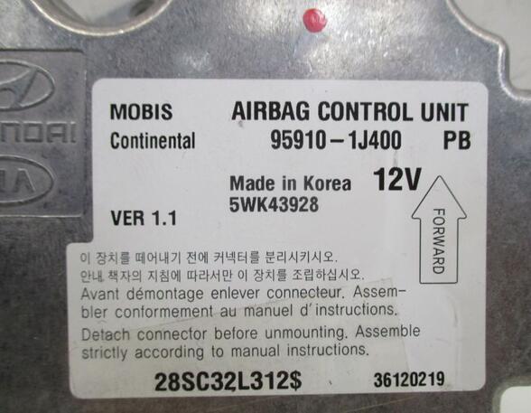Steuergerät Airbag Airbagsteuergerät  HYUNDAI I20 (PB  PBT) 1.1 CRDI FACELIFT 55 KW