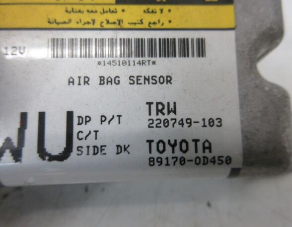 Steuergerät Airbag Airbagsteuergerät  TOYOTA YARIS II  NLP90L XP9 1.4 D-4D 66 KW