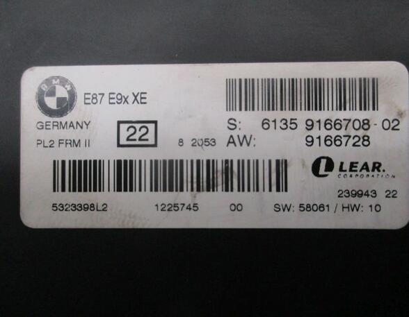 Steuergerät Leuchtweiteregulierung Xenon Comfortsteuergerät Fussraummodul BMW 3 TOURING (E91) 330I 200 KW