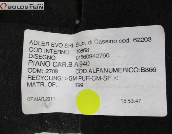 Vloeren kofferbak ALFA ROMEO Giulietta (940)