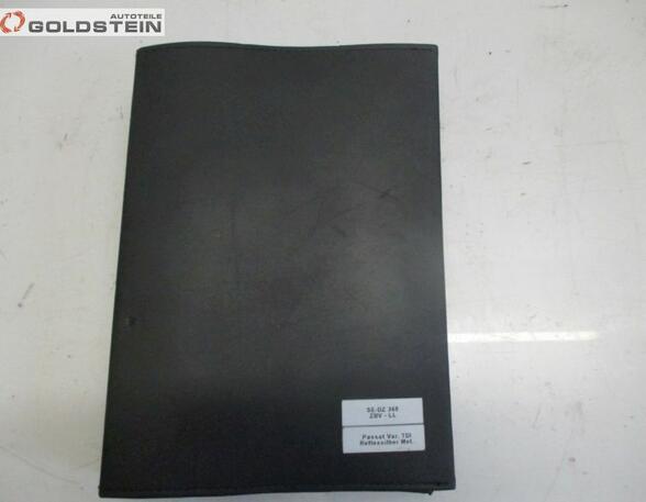 Dokumentenmappe Autodokumente Schwarzes Leder VW PASSAT VARIANT (3C5) 2.0 TDI 103 KW