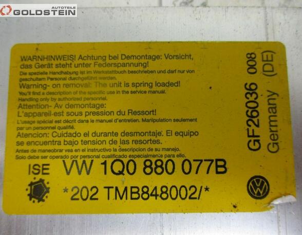 Kopfstütze links hinten Überrollschutz Überschlag Sicherheit Modul VW EOS (1F7  1F8) 2.0 TDI 103 KW