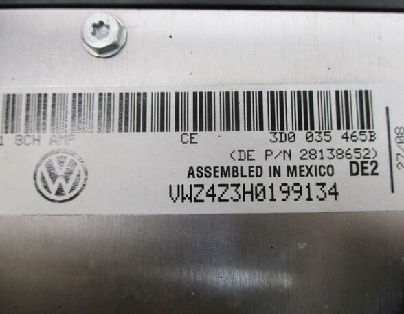 Verstärker Amplifier Soundsystem VW PHAETON (3D_) 4.2 V8 4MOTION FL I 246 KW