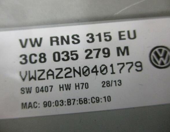 Navigationssystem Radio Autoradio Code nicht vorhanden VW PASSAT B7 3C (362) 2.0 TDI 103 KW