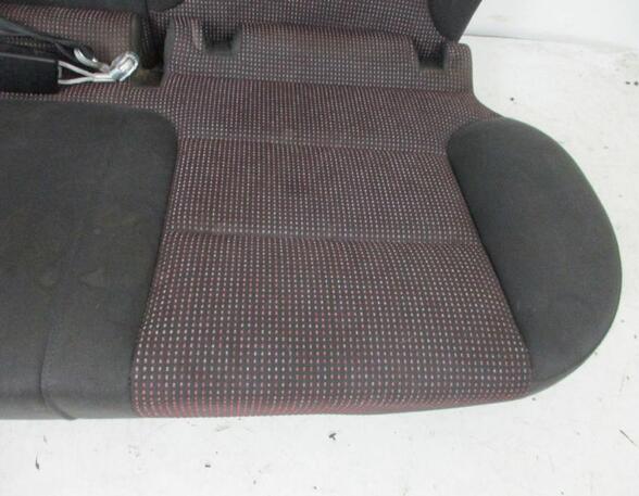 Rücksitzbank Stoff geteilt Sitz hinten soul/rot (schwarz/rot) AUDI A3 SPORTBACK (8PA) 2.0 TDI FACELIFT 103 KW