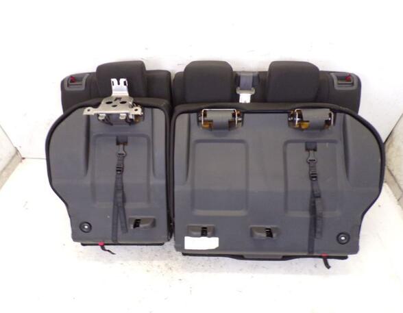 Rücksitzbank Stoff geteilt Schwarz silber Sitz hinten FIAT SEDICI (FY_) 2.0 D MULTIJET 4X4 99 KW