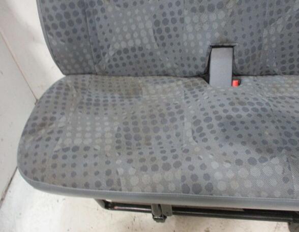 Rücksitzbank Stoff nicht geteilt Grau 3te reihe 3er sitz hinten Ohne Gurte FORD TRANSIT BUS 2.2 TDCI MK6 VI 63 KW