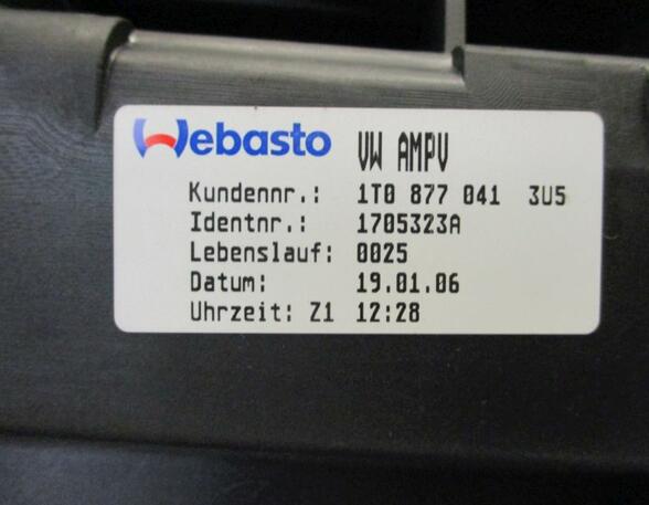 Schiebedach Glassdach  Sonnenschutz Purebeige VW TOURAN (1T1  1T2) 2.0 TDI 16V 103 KW