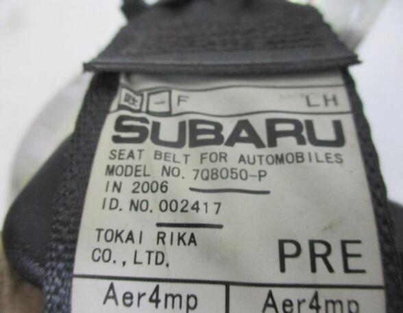 Safety Belts SUBARU Legacy IV Station Wagon (BP)