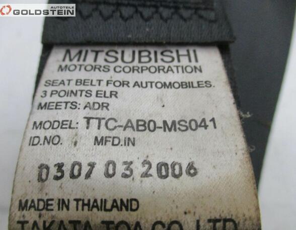 Sicherheitsgurt links hinten  MITSUBISHI L 200 (KB_T  KA_T) 2.5 DI-D 4WD DOPPELKA 100 KW