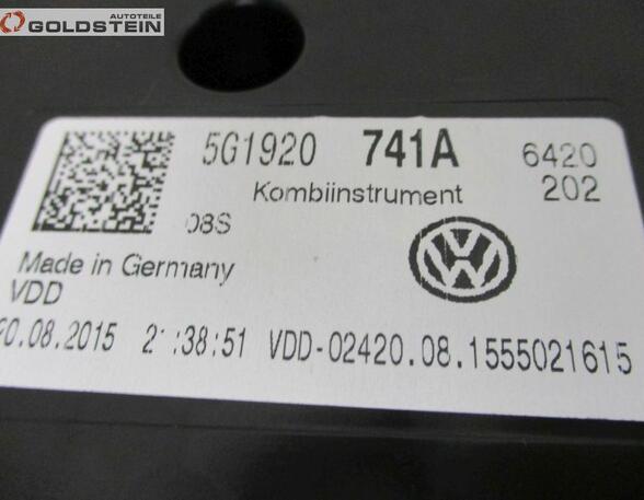 Snelheidsmeter VW Golf VII (5G1, BE1, BE2, BQ1)
