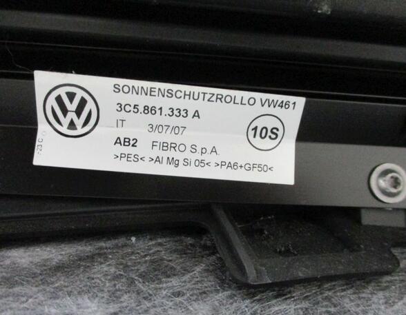 Türverkleidung links hinten schwarz/satinschwarz Sonnenrollo VW PASSAT (3C2) 2.0 FSI 147 KW