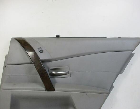 Türverkleidung rechts hinten Türpappe Grau Sonnenschutz Leder DAKOTA/GRAU BMW 5 (E60) 530I 190 KW