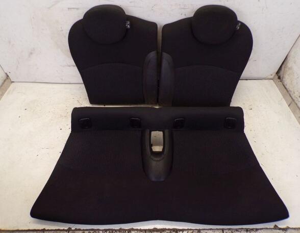 Sitz hinten Rücksitzbank 2er Sitz Stoff/Leder Carbon Black MINI MINI (R56) COOPER LCI 90 KW