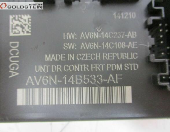 Door Closing Control Unit FORD C-Max II (DXA/CB7, DXA/CEU), FORD Grand C-Max (DXA/CB7, DXA/CEU)