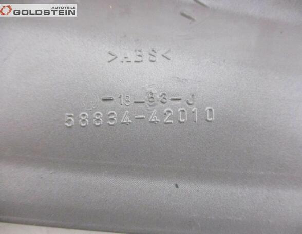 Verkleidung rechts Dekorleiste Blende Mittelkonsole Silber TOYOTA RAV 4 III (ACA3) 2.2 D-CAT 4WD 130 KW