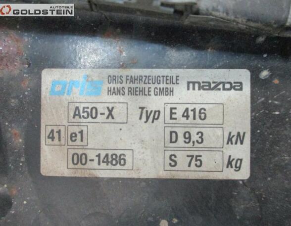 Anhängerkupplung mit E-Dose abnehmbar Schlüssel Nicht Vorahden MAZDA 5 (CR19) 2.0 CD 105 KW