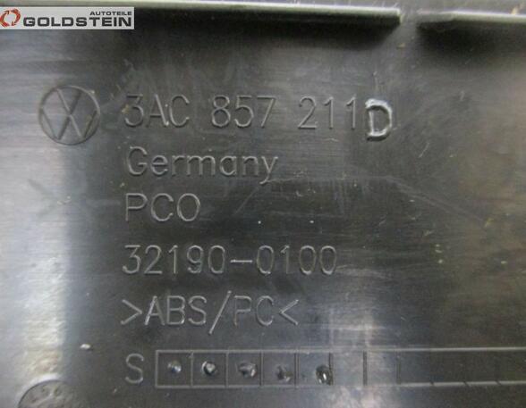 Zierleiste Interieurleiste Armaturenbrett RHD Blende VW PASSAT B7 (362) 1.6 TDI 77 KW