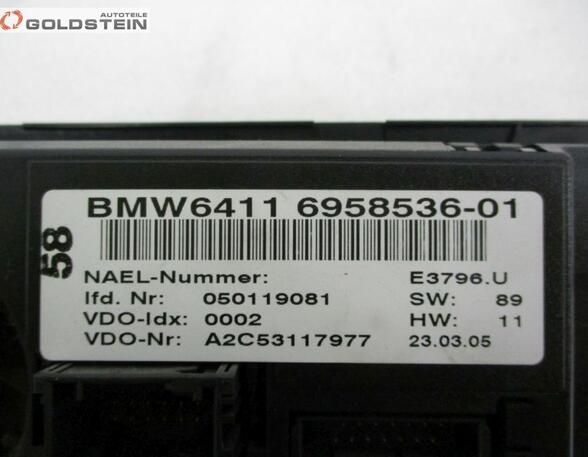 Bedienelement Klimaanlage Klimabedienteil  BMW 3 (E90) 320I 110 KW
