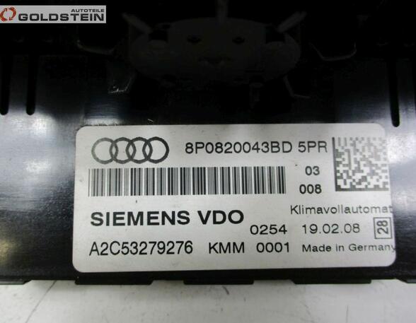 Bedieningselement airconditioning AUDI A3 Cabriolet (8P7)