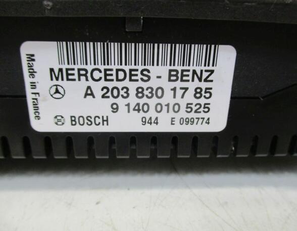 Bedieningselement airconditioning MERCEDES-BENZ C-Klasse (W203)