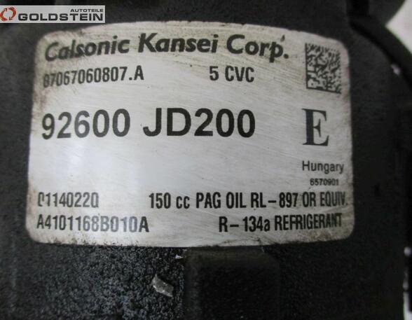 Klimakompressor Kompressor Klimaanlage  NISSAN QASHQAI (J10  JJ10) 2.0 104 KW