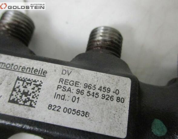 Einspritzleitung Einspritzleiste Raildrucksensor PEUGEOT 207 SW (WK_) 1.6 HDI 66 KW
