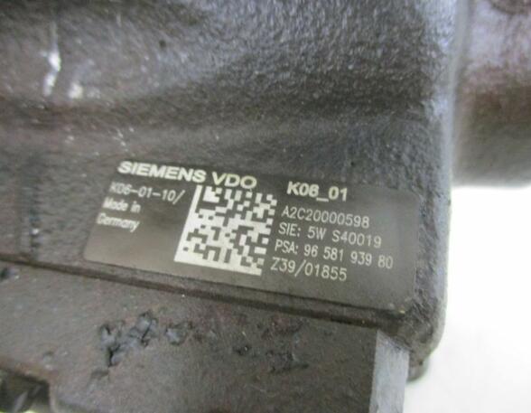 Kraftstoffpumpe Hochdruckpumpe CITROEN C4 PICASSO I (UD_) 2.0 HDI 138 100 KW