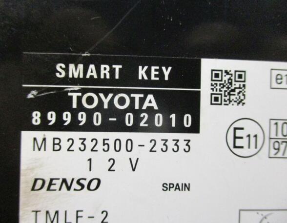 Central Locking System Control Unit TOYOTA Auris (ADE15, NDE15, NRE15, ZRE15, ZZE15)