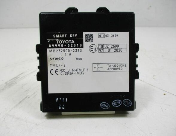 Central Locking System Control Unit TOYOTA Auris (ADE15, NDE15, NRE15, ZRE15, ZZE15)
