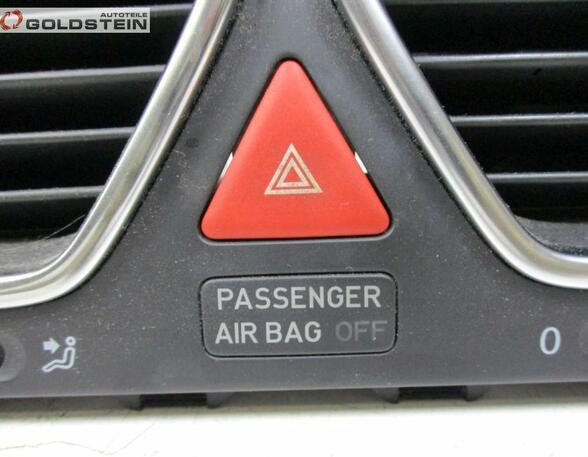 Luftdüse Lüftergitter Belüftung Air vent Mitte Warnblinkerschalter VW EOS (1F7  1F8) 2.0 TDI 103 KW
