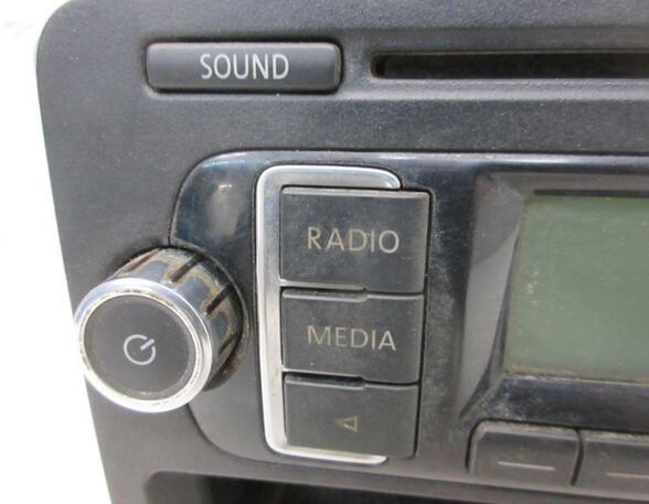 Radio Bedienschalter CD Multimedia Ablagefach VW POLO V (6R_) 1.2 44 KW