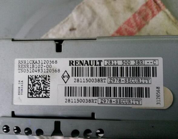 CD-Radio  RENAULT CLIO III (BR1S) EMOTION  1.2 16V 55 KW