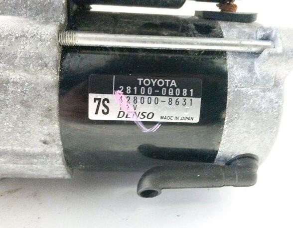 Anlasser Starter TOYOTA YARIS P13  1 0 VVT-I ACTIV 53 KW