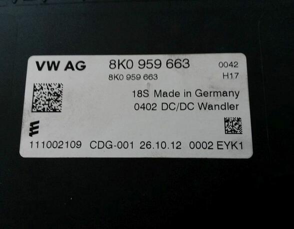 Überspannungsschutz DC / DC Wandler AUDI A4 AVANT (8K5  B8) 2.0 TDI 105 KW