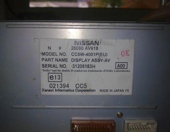 On Board Computer Display NISSAN Primera (P12)