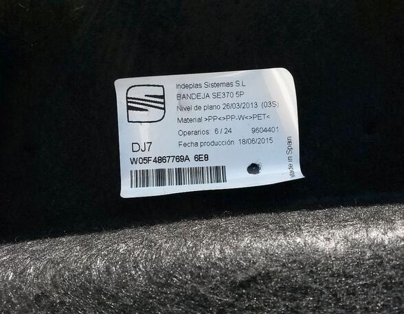 Hutablage  SEAT LEON (5F1) 1.6 TDI 81 KW