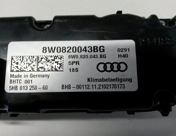 Bedieningselement airconditioning AUDI A4 Avant (8W5, 8WD)