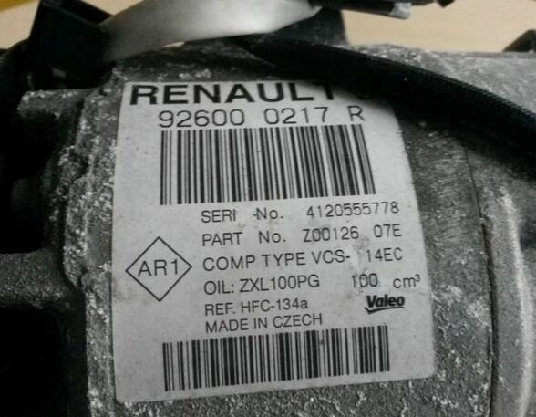 Airco Compressor RENAULT Clio IV Grandtour (KH)