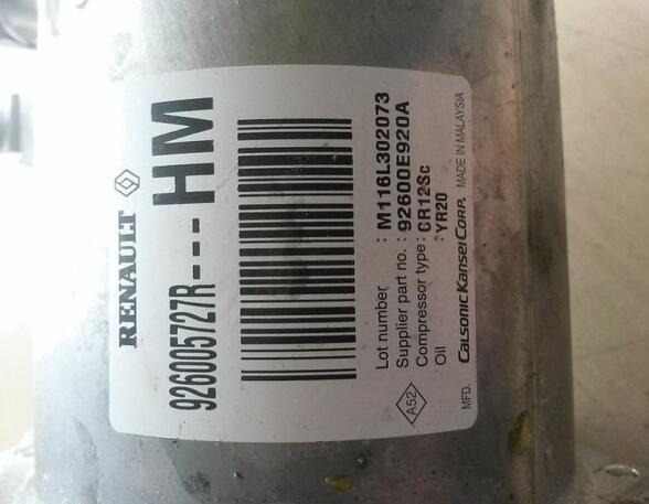 Klimakompressor  DACIA LODGY 1.6 SCE 115 SUPREME 75 KW